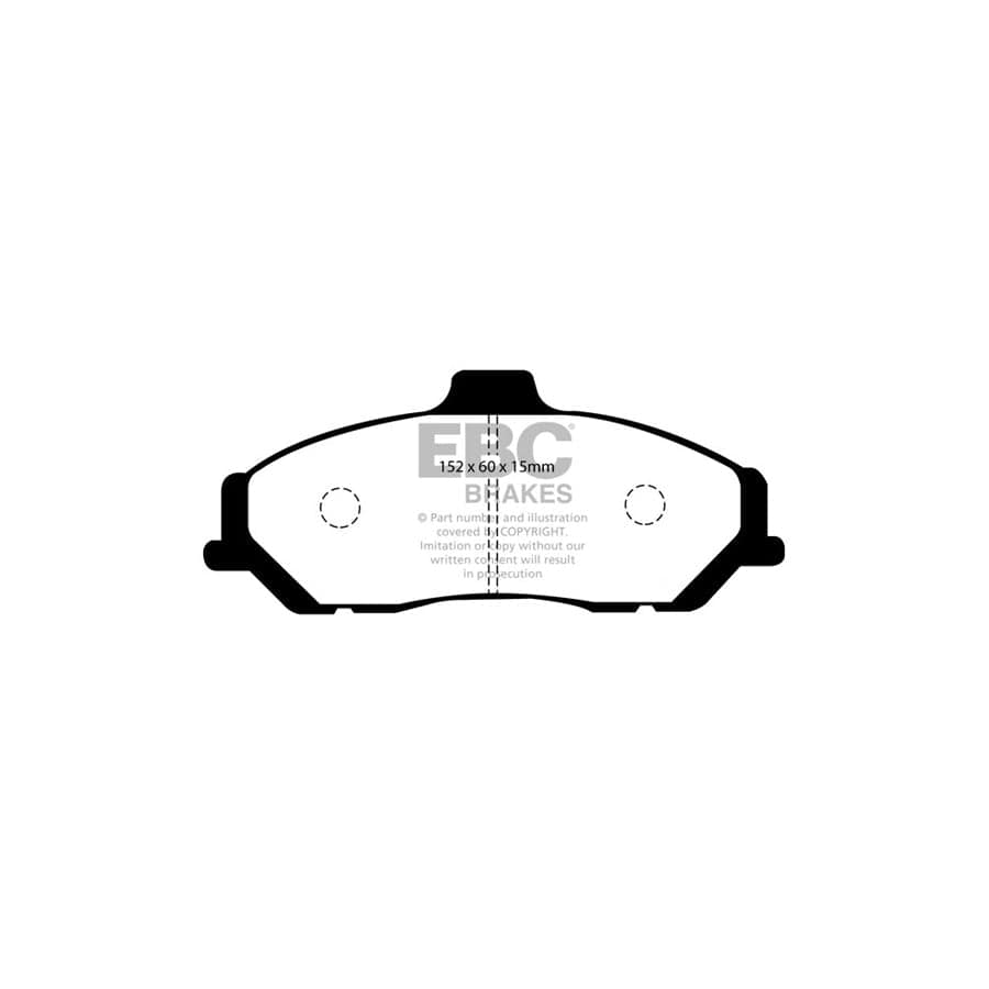 EBC PDKF1178 Mazda B2500 Ultimax Front Brake Pad & Plain Disc Kit 2 | Duco Car Parts UK Car Parts