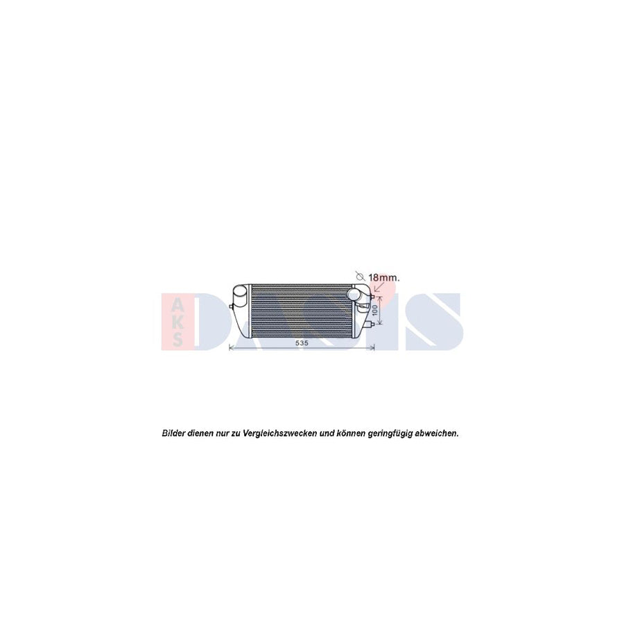AKS Dasis 517008N Intercooler For Kia Sedona II (Vq) | Duco Car Parts UK
