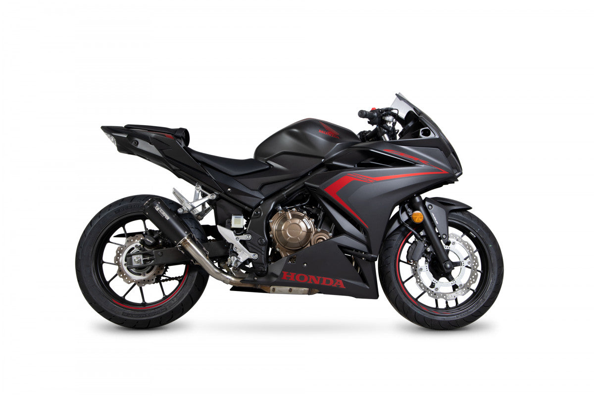 Scorpion PHA186BCER Honda CBR500 R Red Power Slip-On - Black Ceramic Coated Sleeve | Duco Car Parts UK UK