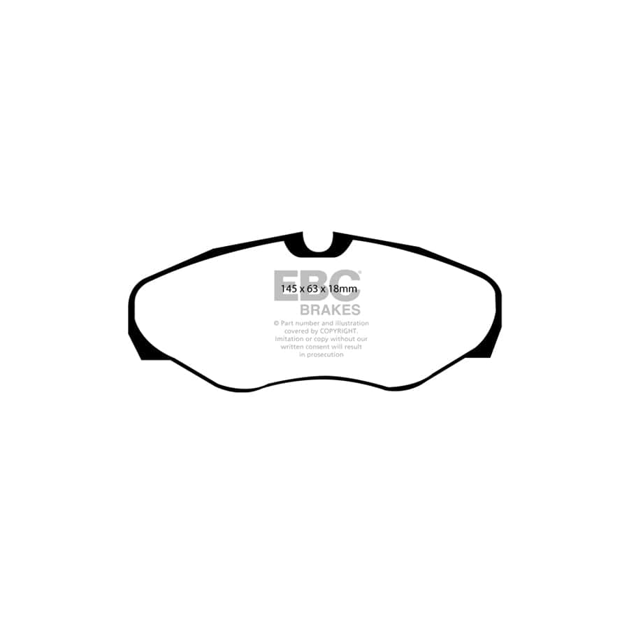 EBC PD11KF443 Nissan Opel Renault Vauxhall Greenstuff Front Brake Pad & GD Disc Kit - Girling/TRW Caliper 2 | Duco Car Parts UK Car Parts