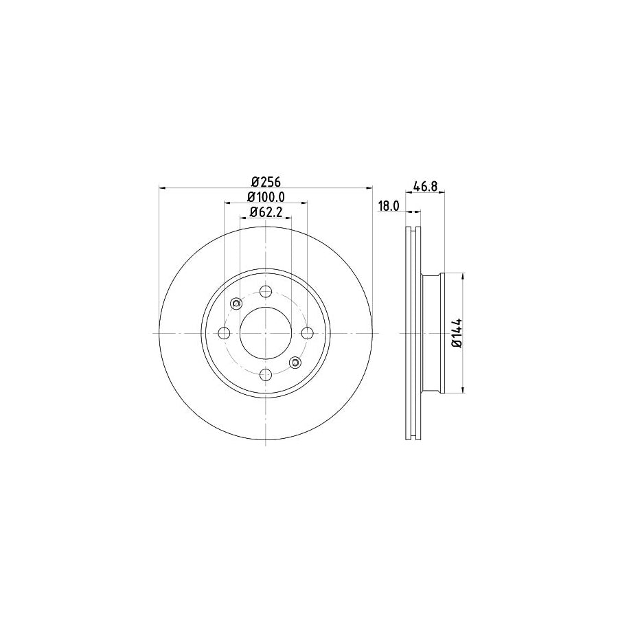 Hella 8AH 355 461-321 Brake Hose