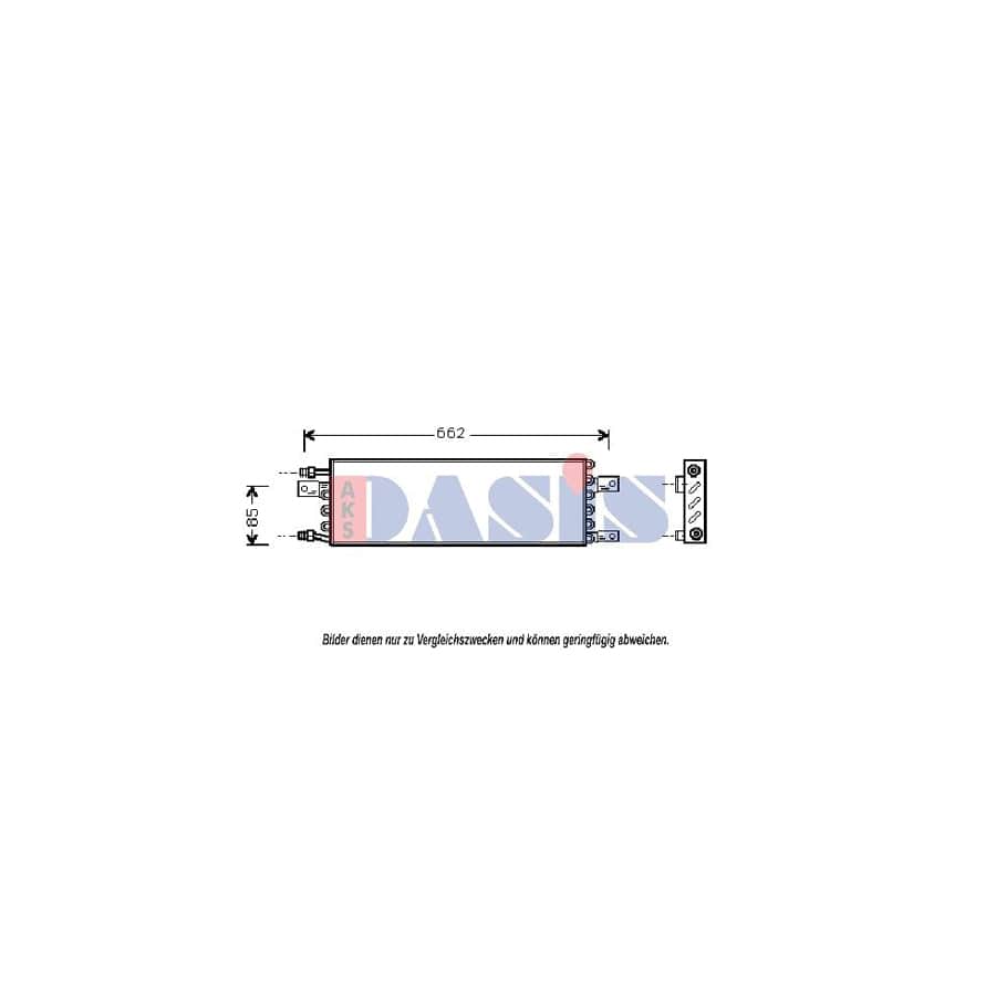 AKS Dasis 172180N Air Conditioning Condenser For Porsche 911 | Duco Car Parts UK