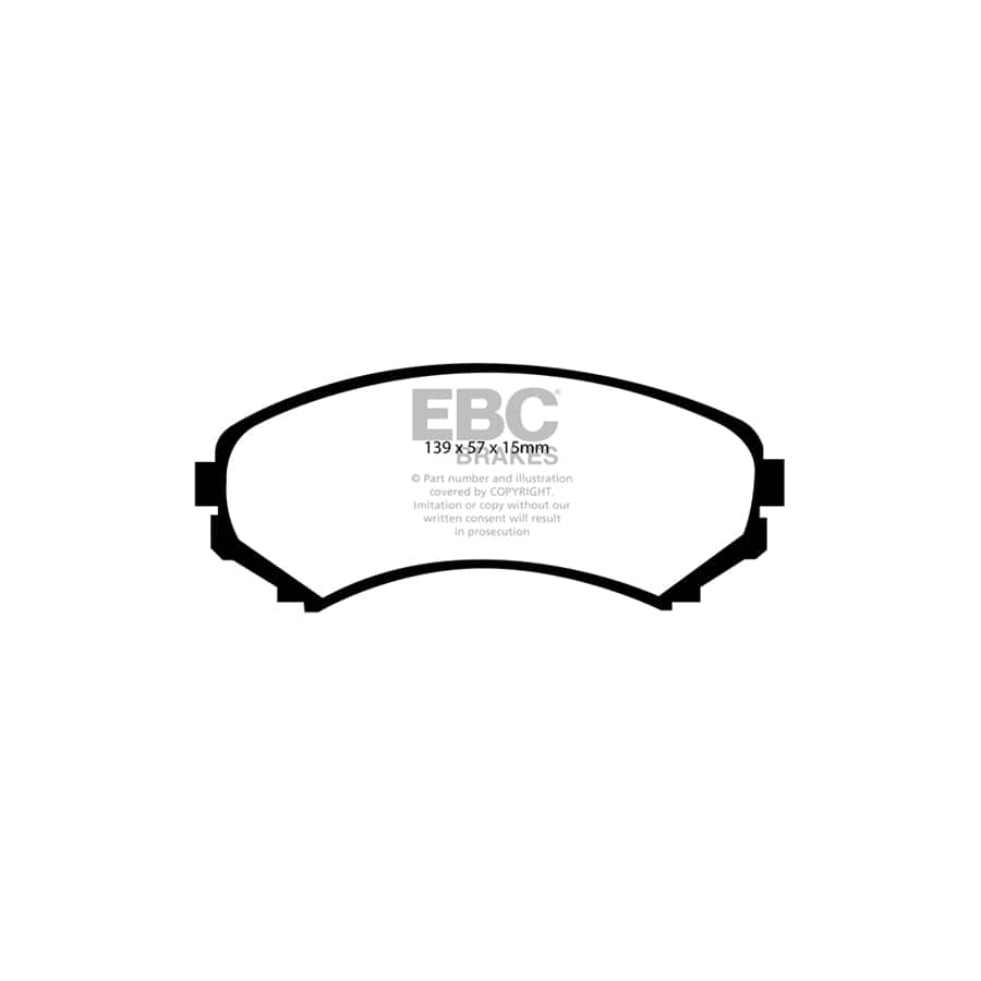 EBC PDKF1182 Mazda Ultimax Front Brake Pad & Plain Disc Kit (Inc. E2000 & E2200) 2 | Duco Car Parts UK Car Parts