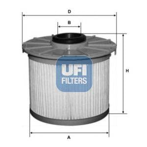 UFI 26.131.00 Fuel Filter For Isuzu D-Max