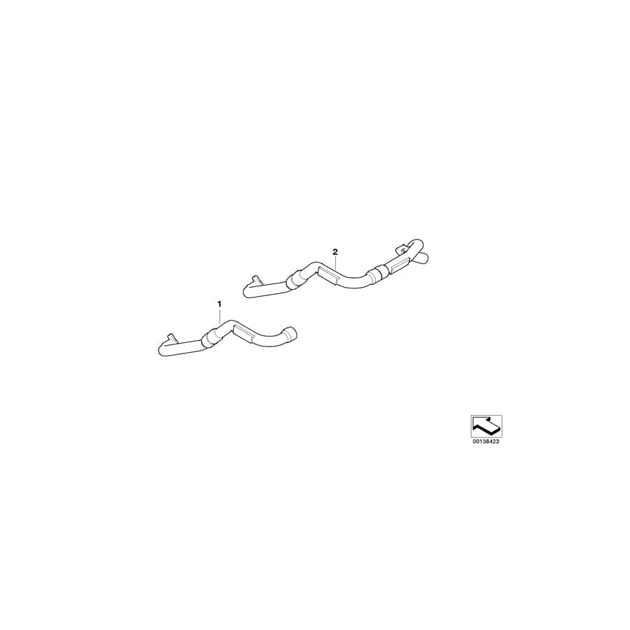 Genuine BMW 64116941172 E82 E91 E88 Ventilation Hose (Inc. 328i, 125i & 116d) | Duco Car Parts UK Car Parts