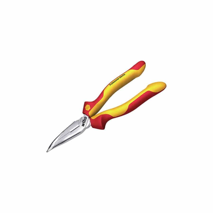 Wiha WHA27425 Professional electric Bent Needle Nose Pliers 200mm | Duco Car Parts UK