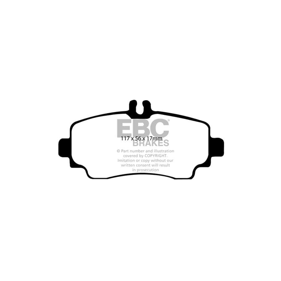 EBC PDKF1186 Mercedes-Benz W168 Ultimax Front Brake Pad & Plain Disc Kit 2 | Duco Car Parts UK Car Parts