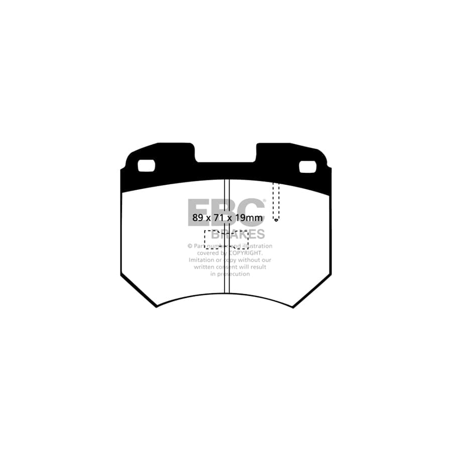 EBC PDKF119 Audi 100 Ultimax Front Brake Pad & Plain Disc Kit 2 | Duco Car Parts UK Car Parts