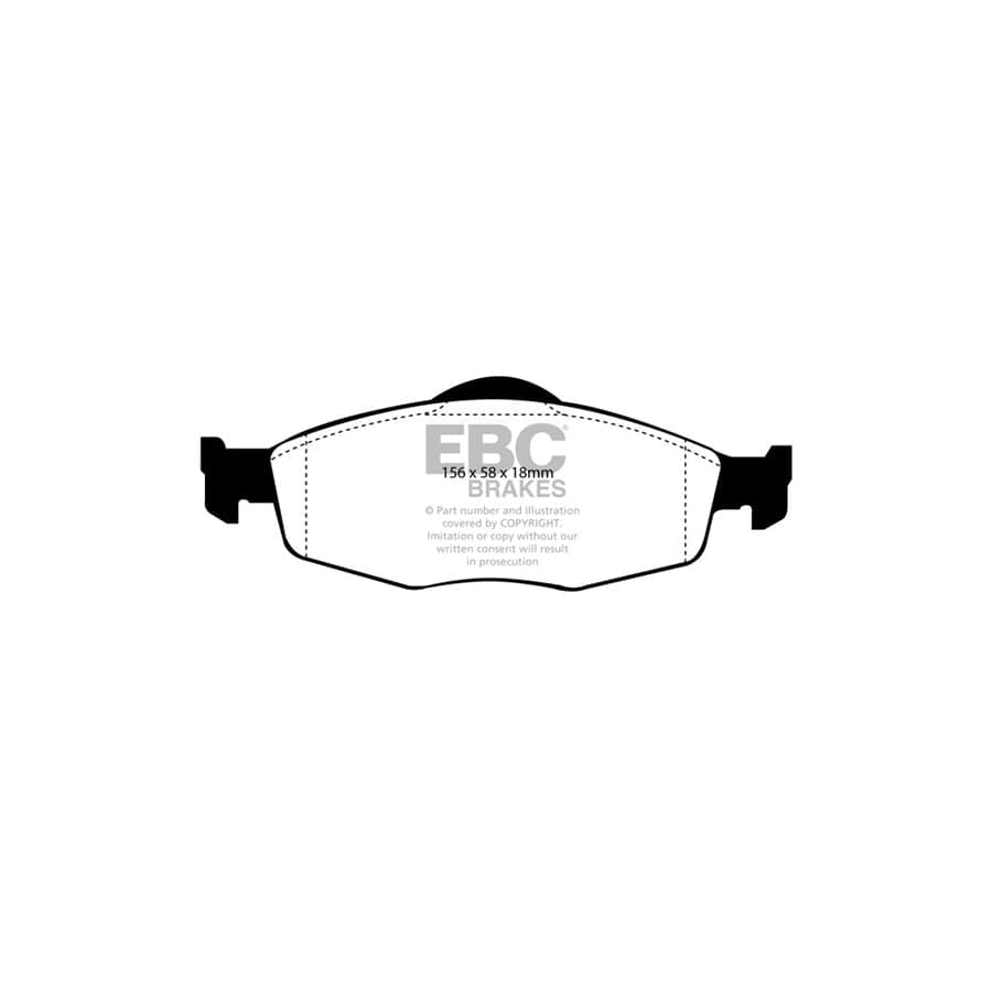 EBC PDKF692 Ford Ultimax Front Brake Pad & Plain Disc Kit - Bendix Caliper 2 | Duco Car Parts UK Car Parts