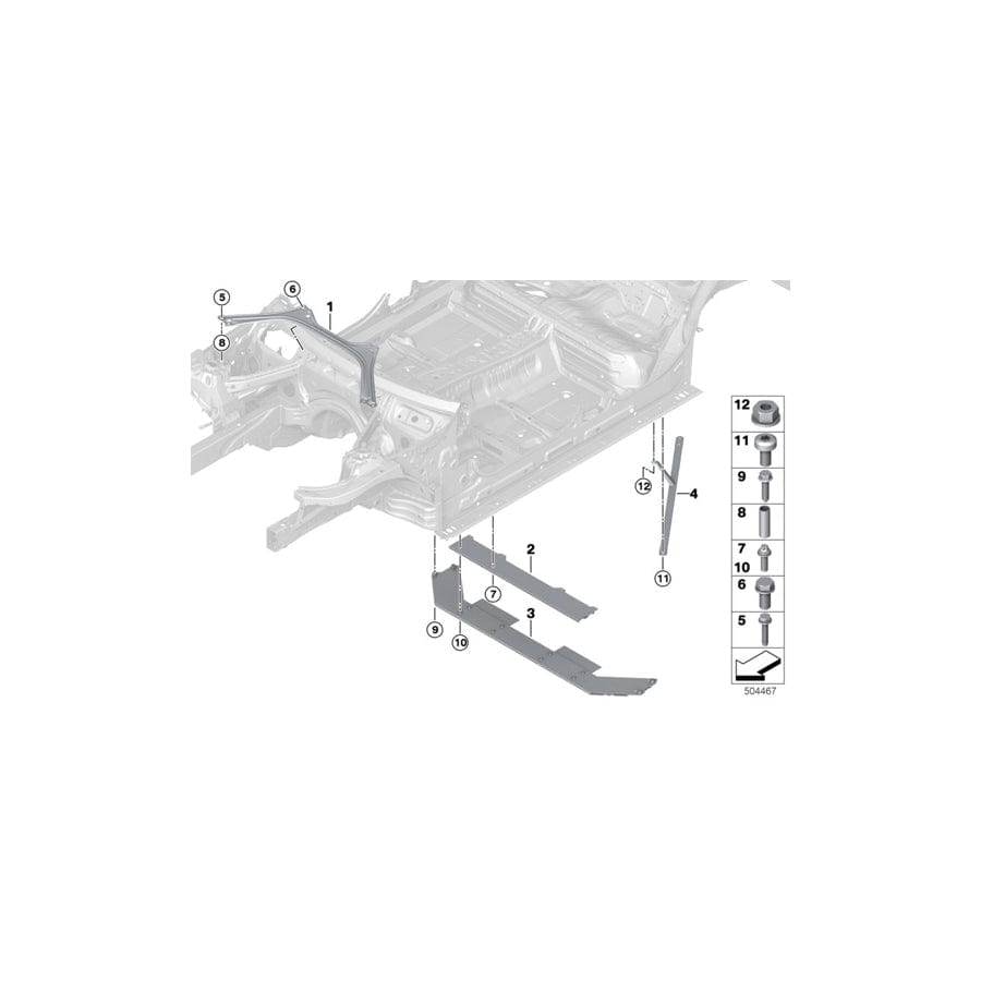 Genuine BMW 51617447400 G20 Torsion Link, Rear Right PHEV (Inc.  & 330e) | Duco Car Parts UK Car Parts