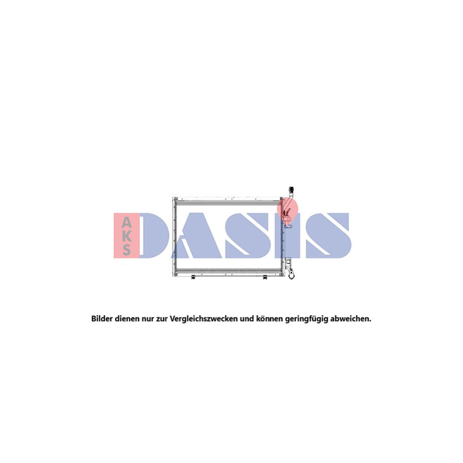 AKS Dasis 092094N Air Conditioning Condenser | Duco Car Parts UK