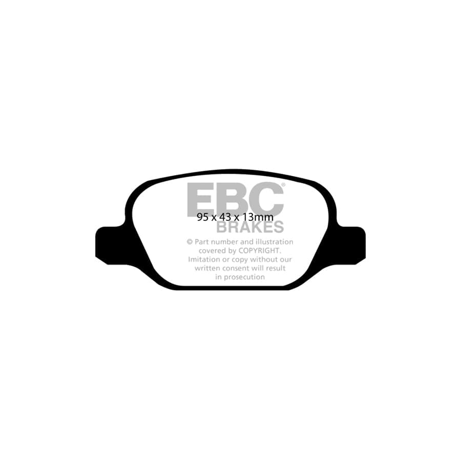 EBC PDKR307 Fiat Linea Ultimax Rear Brake Pad & Plain Disc Kit - TRW Caliper 2 | Duco Car Parts UK Car Parts