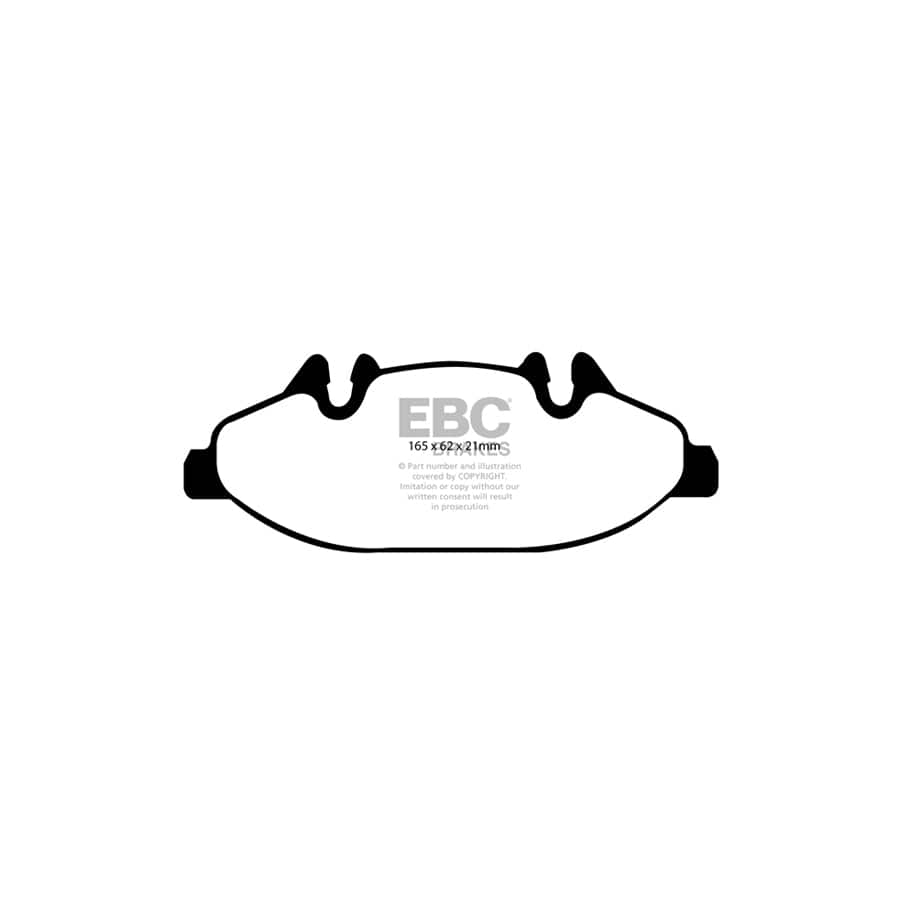 EBC PD01KF977 Mercedes-Benz Greenstuff Front Brake Pad & Plain Disc Kit  - Bosch Caliper (Inc. Viano & Vito) 2 | Duco Car Parts UK Car Parts