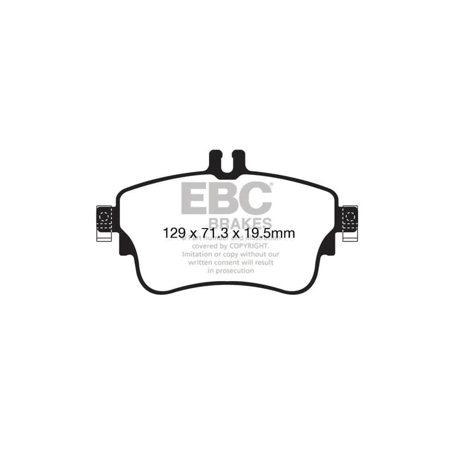 EBC PDKF1191 Mercedes-Benz W176 W246 Ultimax Front Brake Pad & Plain Disc Kit 2 | Duco Car Parts UK Car Parts