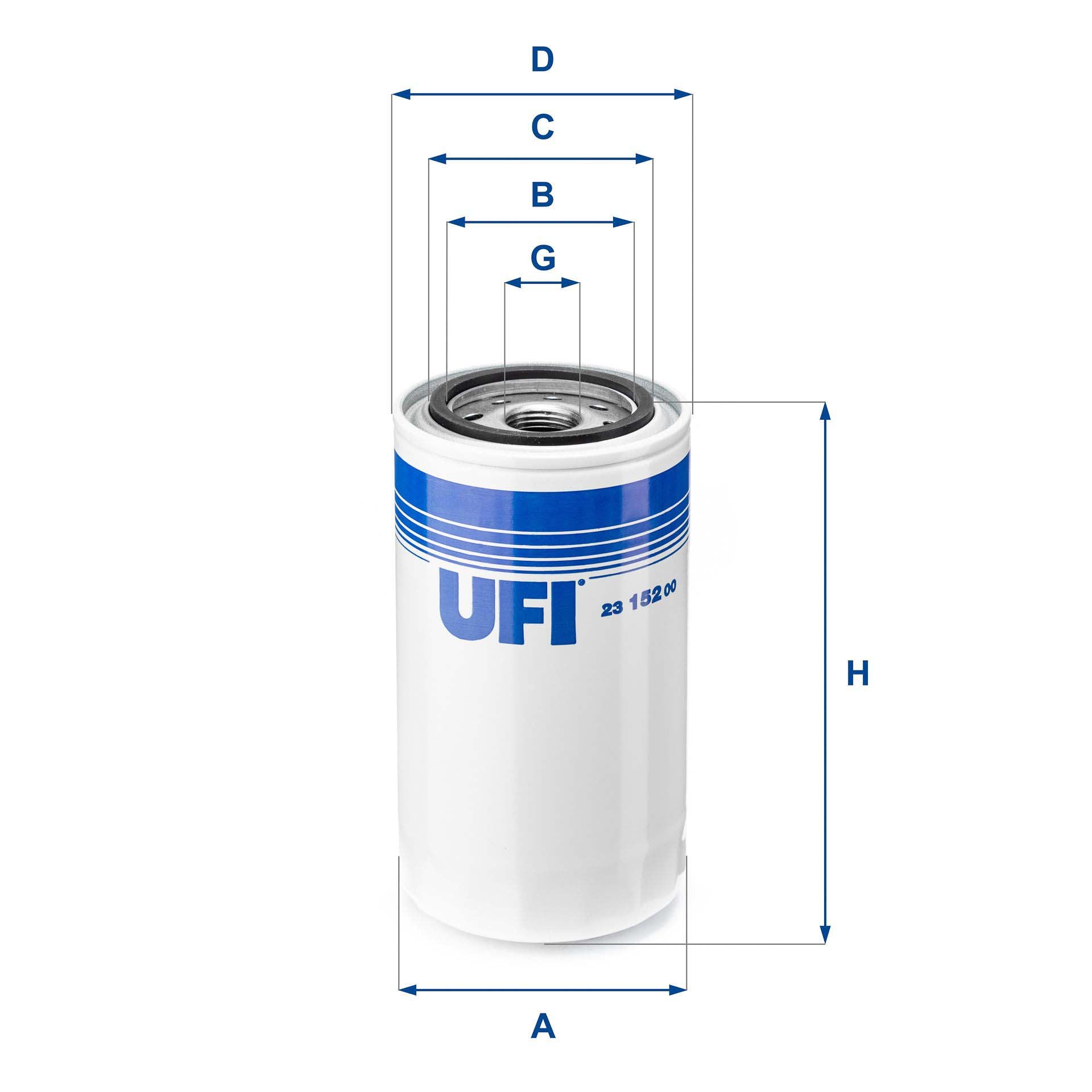 UFI 23.152.00 Oil Filter