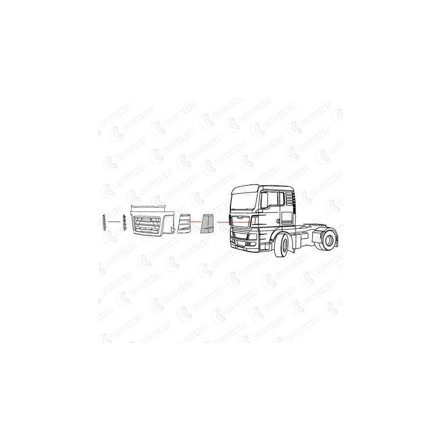 Covind Tgx/165 Wind Deflector | Duco Car Parts UK
