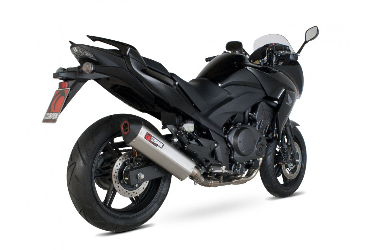 Scorpion RHA106SEO Honda CBF1000 Serket Parallel Slip-On - Brushed Stainless Steel Sleeve | Duco Car Parts UK UK