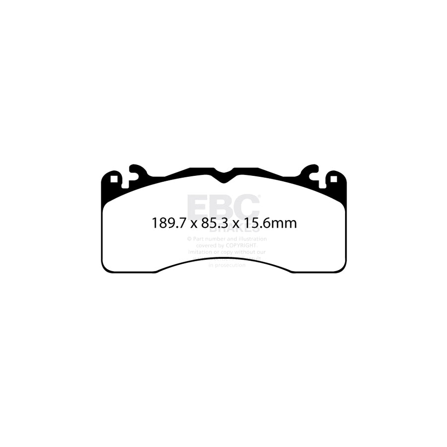 EBC DP83040RP1 Ford Mustang RP-1 Full Race Front Brake Pads 2 | Duco Car Parts UK Car Parts