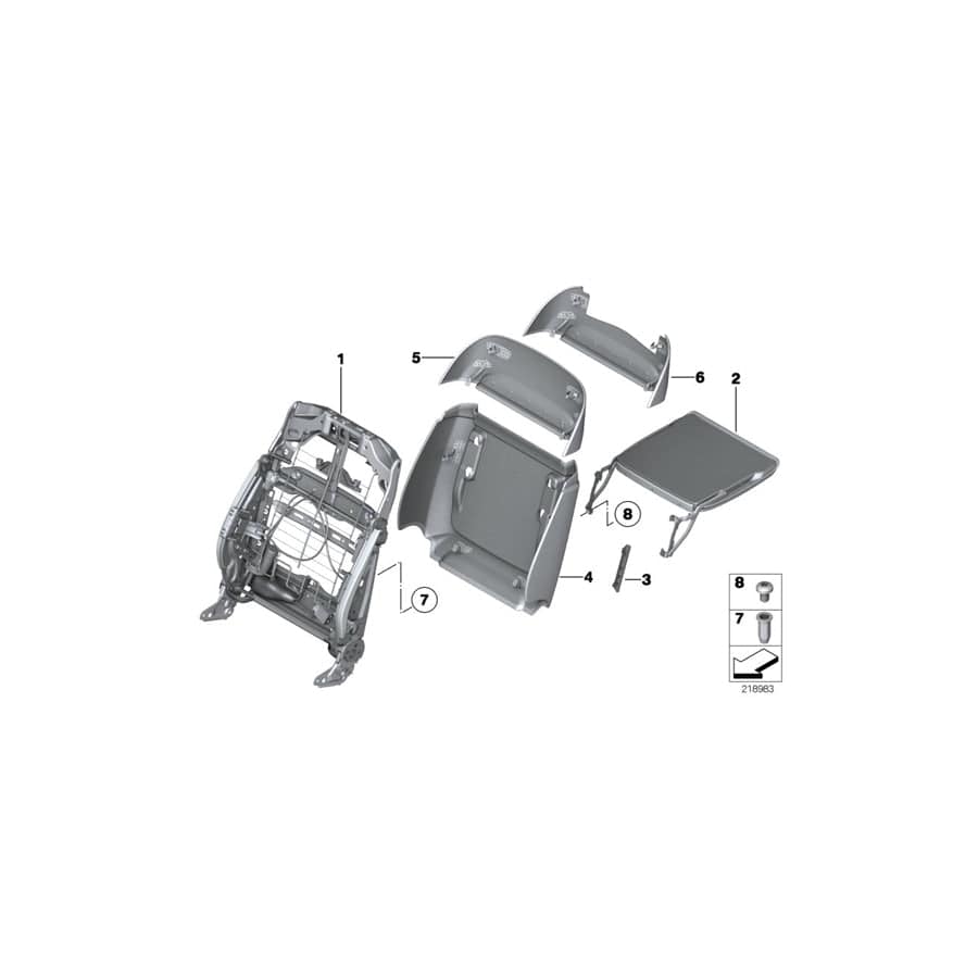 Genuine BMW 52107243050 F02 F04 Folding Tray, Leather NADH,NACX OYST. (Inc. 760LiS, 760Li & 740Li) | Duco Car Parts UK Car Parts
