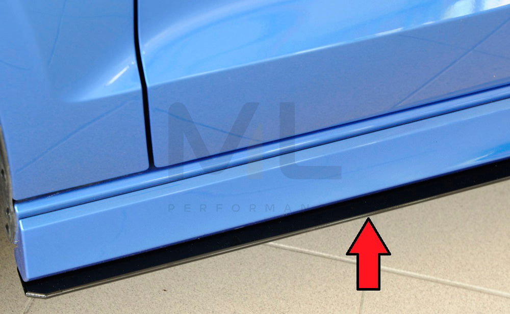 Rieger 00056802 Audi 8V Side Skirt Splitter (A3 & S3) 1 | Duco Car Parts UK Car Parts