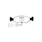 EBC PDKF698 Ford Ultimax Front Brake Pad & Plain Disc Kit - Girling/TRW Caliper (Inc. Escort Mk3 & Sierra) 2 | Duco Car Parts UK Car Parts