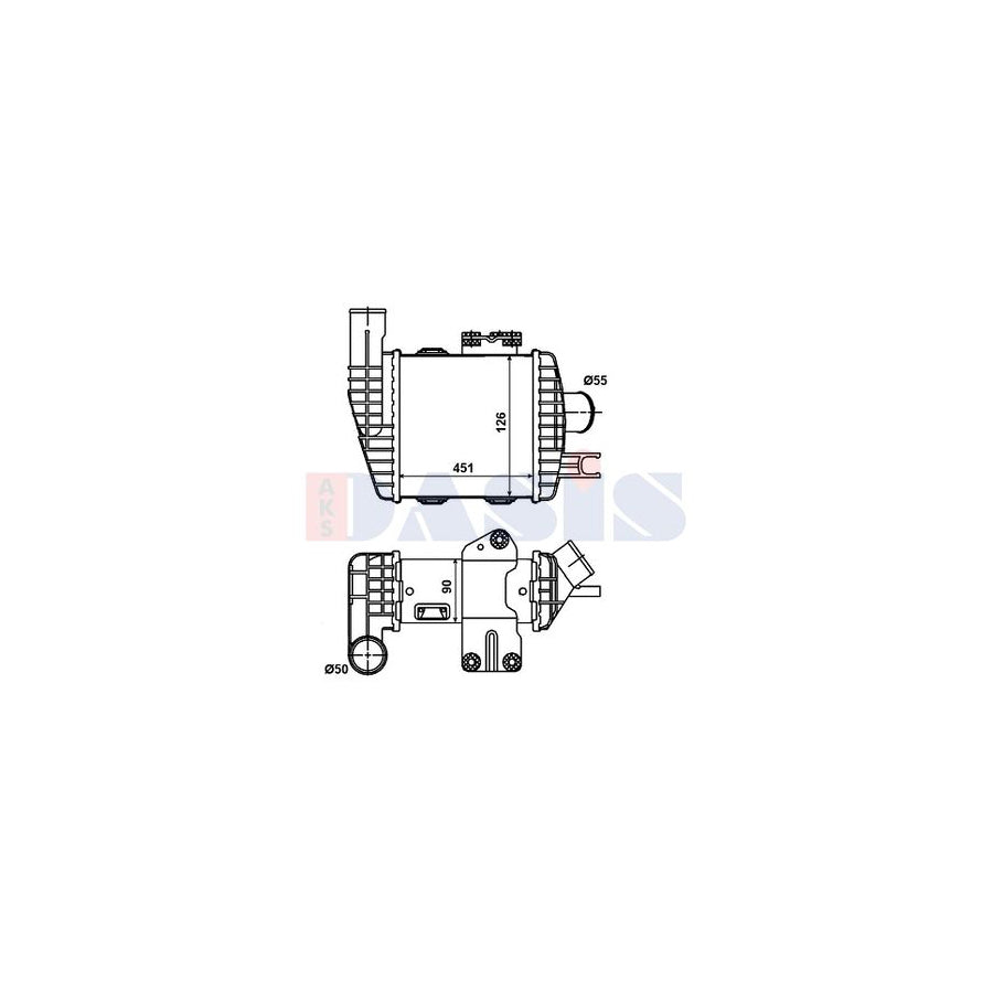 AKS Dasis 567000N Intercooler | Duco Car Parts UK