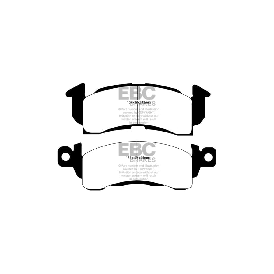 EBC PDKF349 Chevrolet Pontiac Ultimax Front Brake Pad & Plain Disc Kit (Inc. Camaro, Firebird & Grand Prix) 2 | Duco Car Parts UK Car Parts