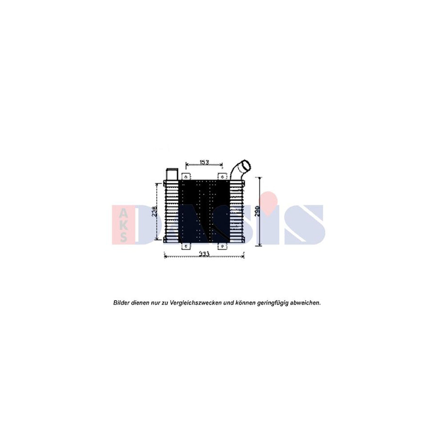 AKS Dasis 567005N Intercooler For Hyundai H-1 Mpv (A1) | Duco Car Parts UK