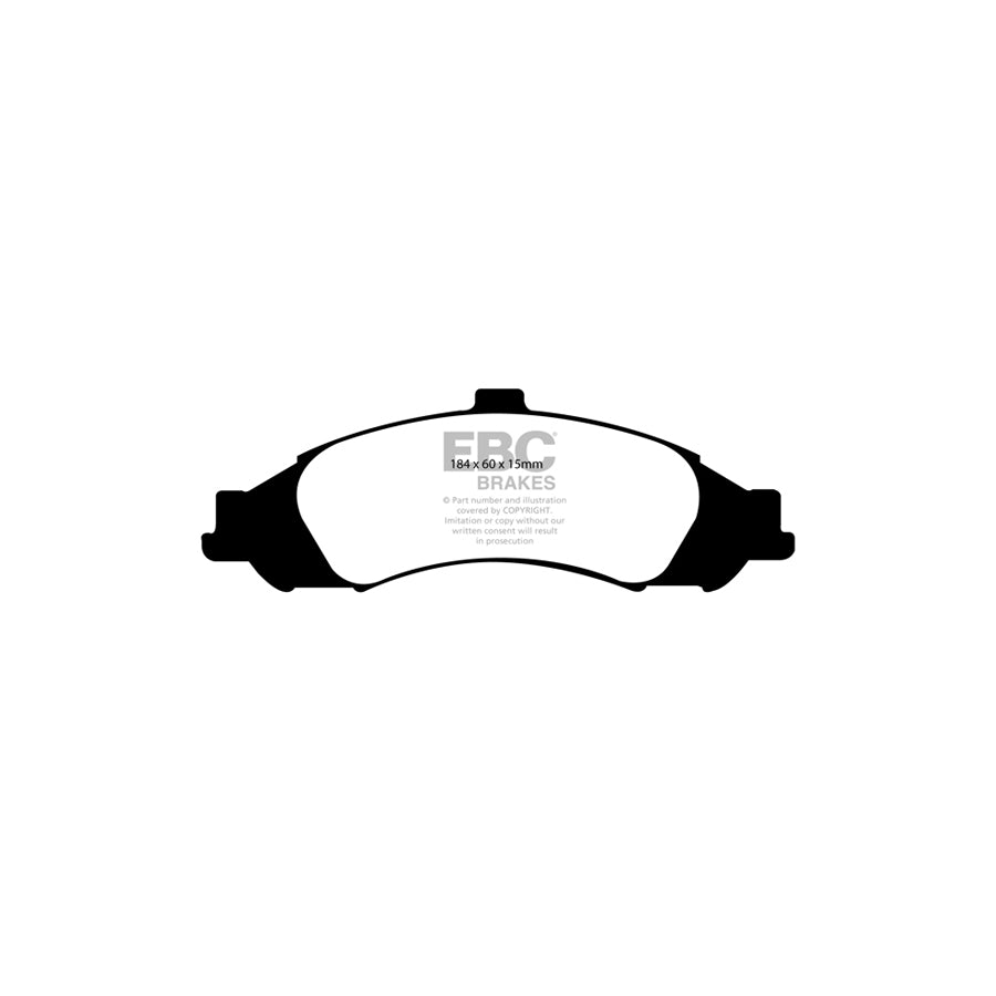 EBC PD13KF568 Pontiac GTO Yellowstuff Front Brake Pad & GD Disc Kit 2 | Duco Car Parts UK Car Parts