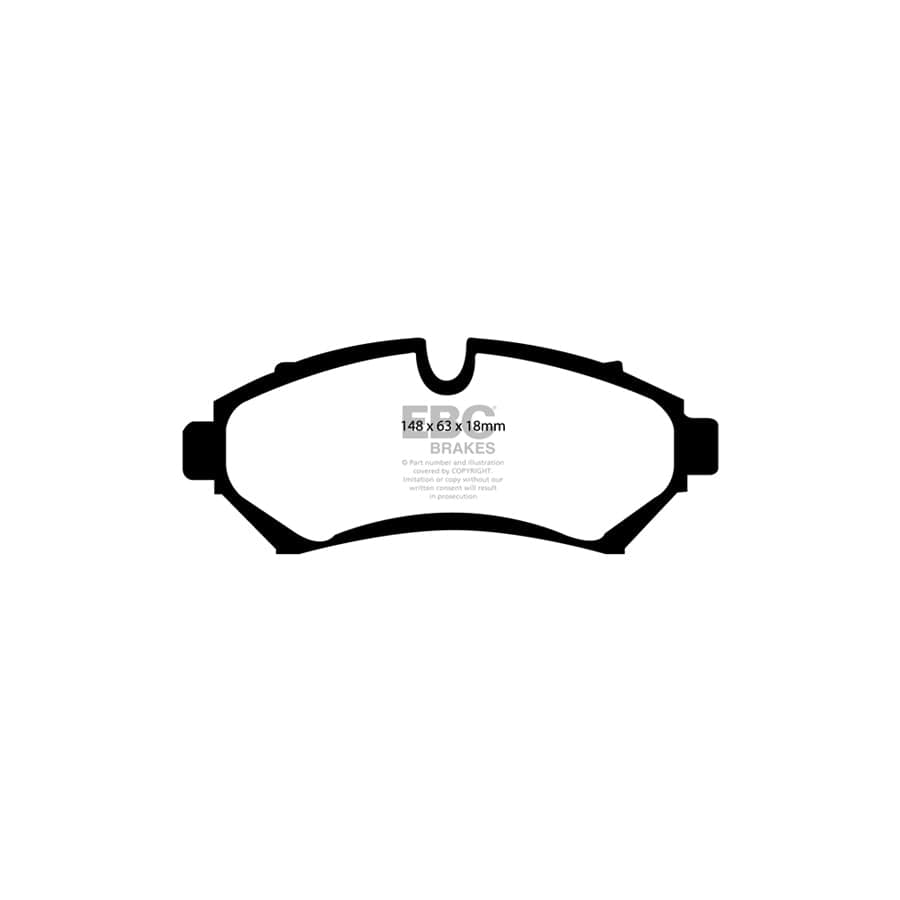 EBC PD12KF083 Cadillac Seville Redstuff Front Brake Pad & GD Disc Kit 2 | Duco Car Parts UK Car Parts