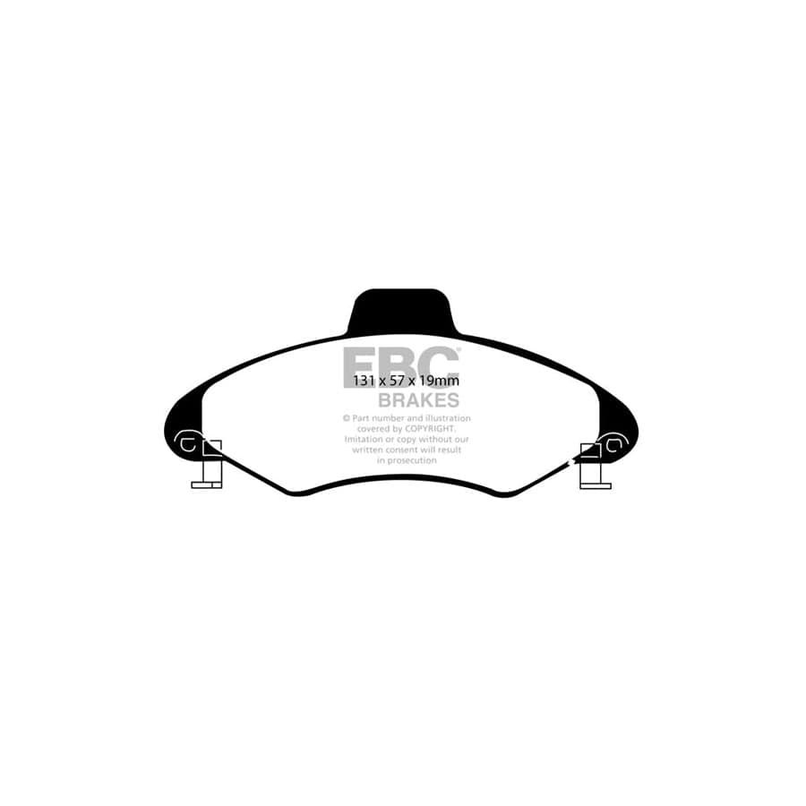 EBC PDKF704 Ford Ultimax Front Brake Pad & Plain Disc Kit (Inc. Escort Mk6 & Escort) 2 | Duco Car Parts UK Car Parts