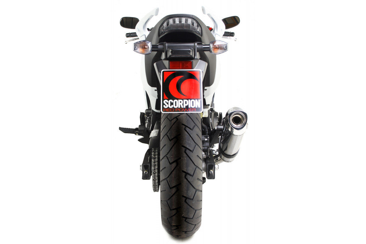 Scorpion EHA106SEO Honda CBF1000 Factory Oval Slip-On - Polished Stainless Steel Sleeve | Duco Car Parts UK UK