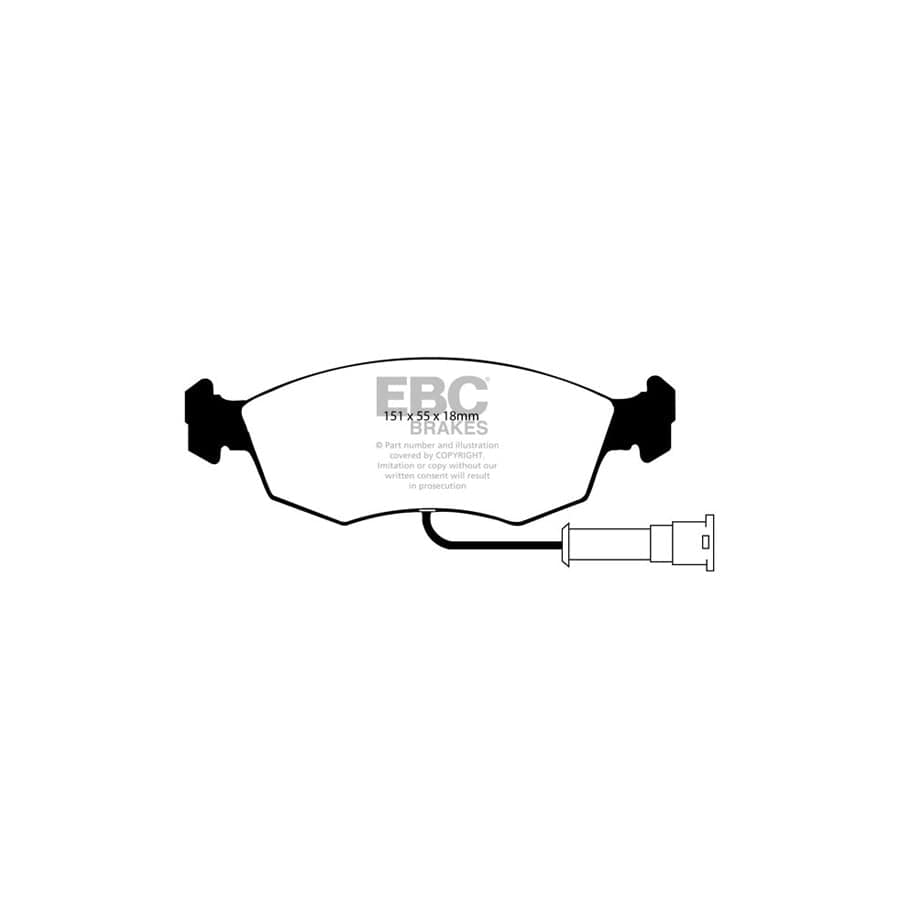 EBC PDKF702 Ford Ultimax Front Brake Pad & Plain Disc Kit 2 | Duco Car Parts UK Car Parts