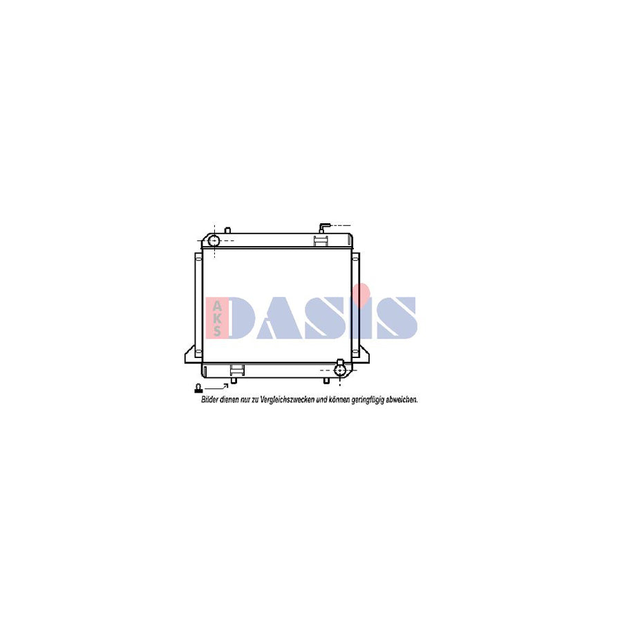 AKS Dasis 131080N Engine Radiator | Duco Car Parts UK