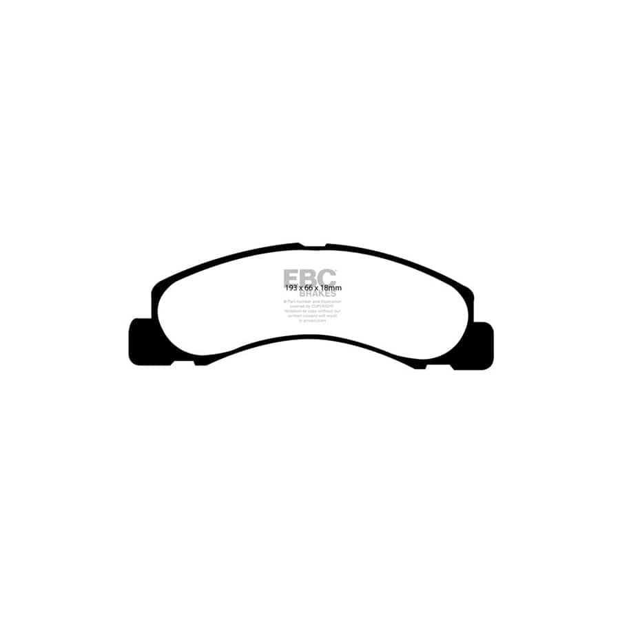 EBC PDKF705 Ford Excursion Ultimax Front Brake Pad & Plain Disc Kit 2 | Duco Car Parts UK Car Parts