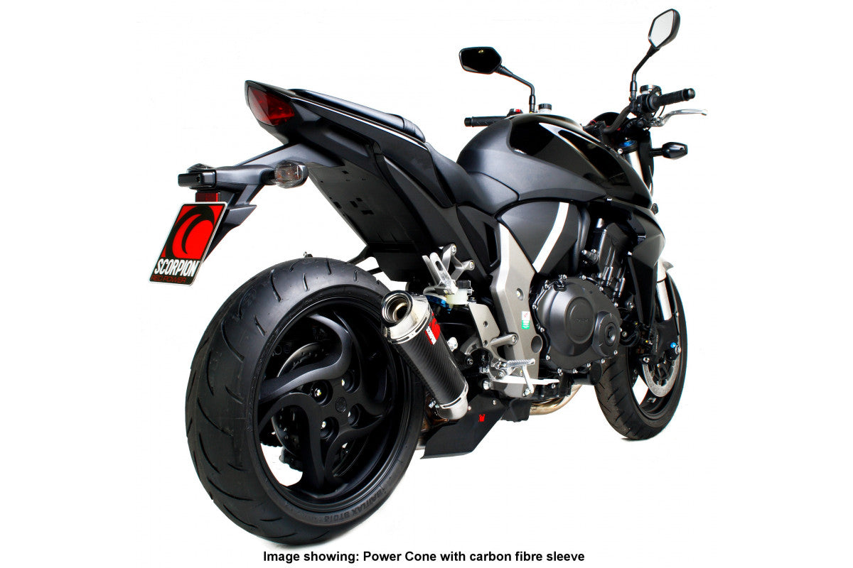 Scorpion EHA101SEO Honda CB1000 R  Power Cone Slip-On - Polished Stainless Steel Sleeve | Duco Car Parts UK UK