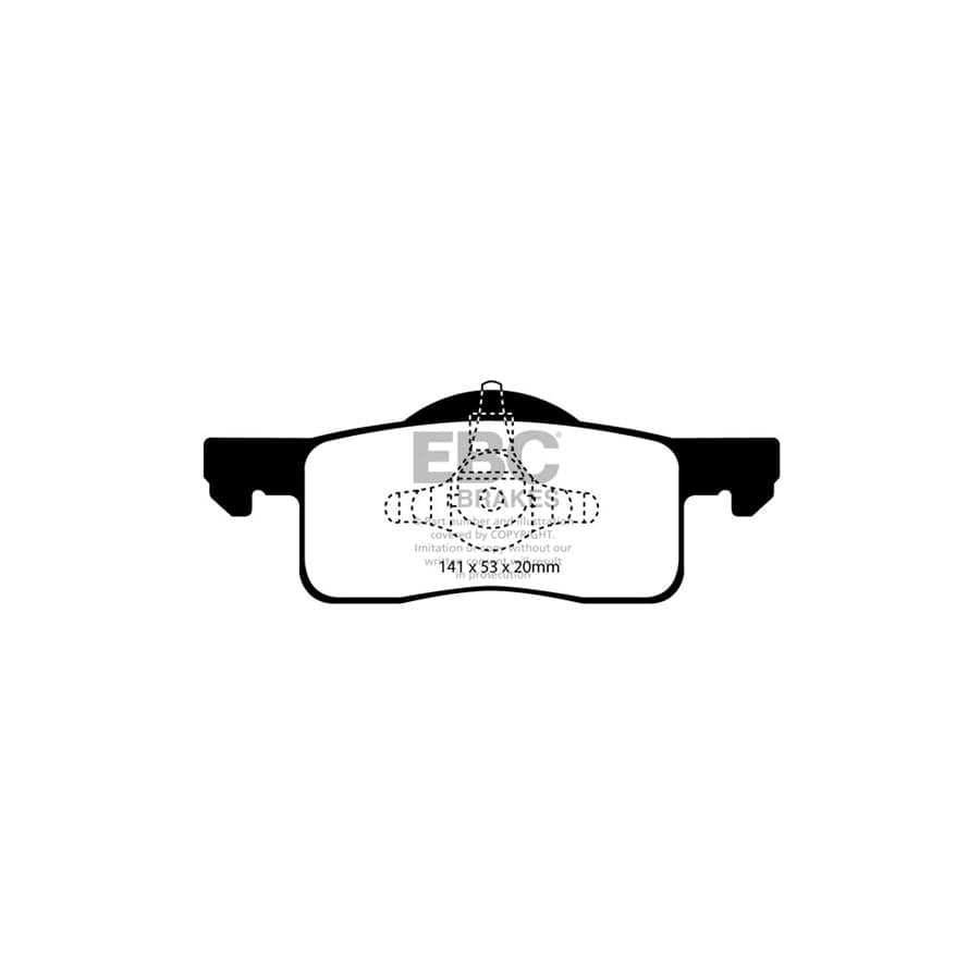 EBC PDKR320 Ford Lincoln Ultimax Rear Brake Pad & Plain Disc Kit (Inc. Expedition & Navigator) 2 | Duco Car Parts UK Car Parts