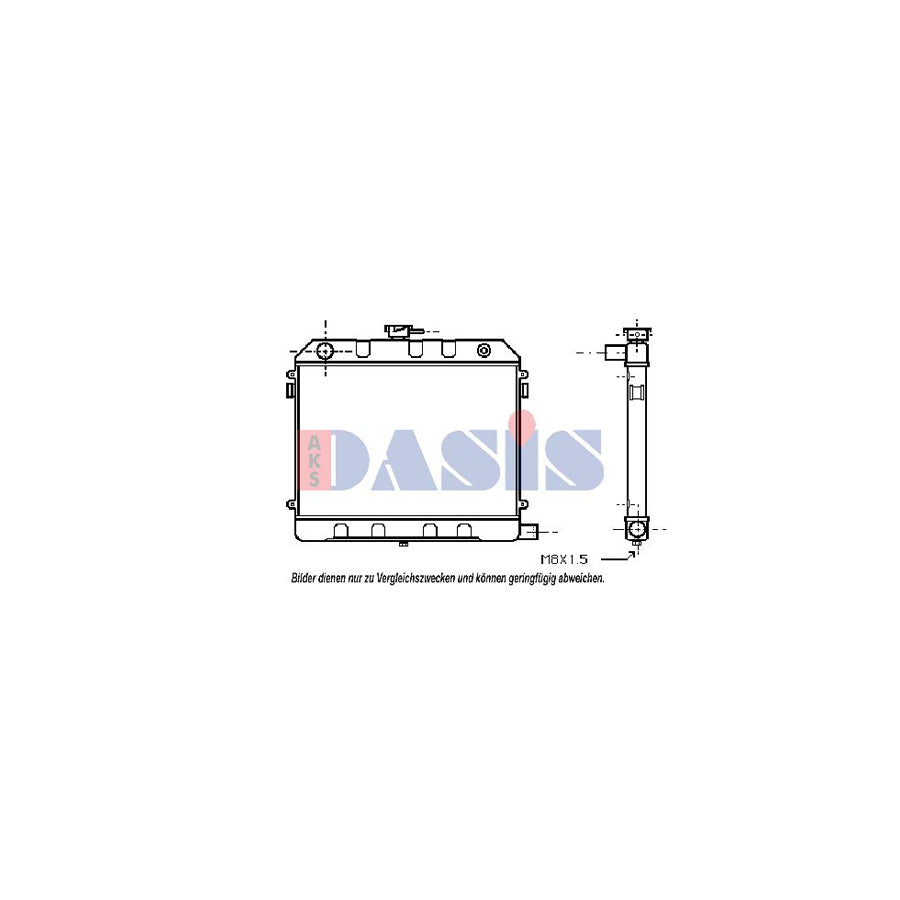 AKS Dasis 151370N Engine Radiator | Duco Car Parts UK