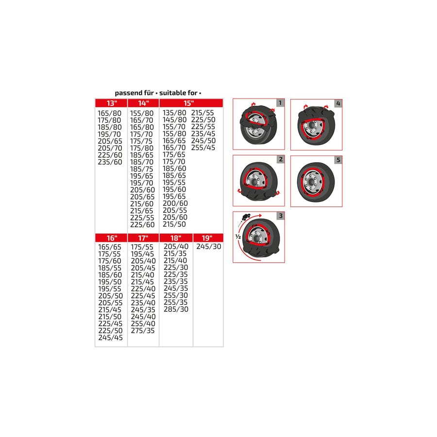 Heyner 735520 Snow Chain | Duco Car Parts UK UK