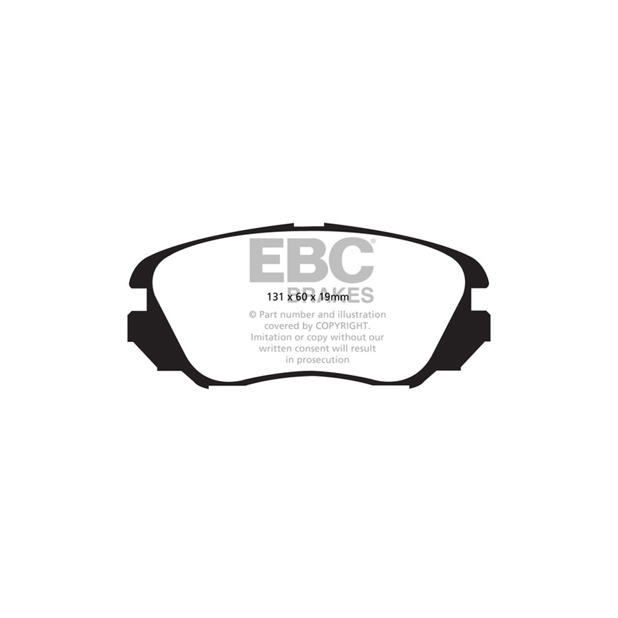 EBC PD07KF302 Opel Saab Vauxhall Redstuff Front Brake Pad & USR Disc Kit - TRW Caliper (Inc. Insignia & 9-5) 2 | Duco Car Parts UK Car Parts