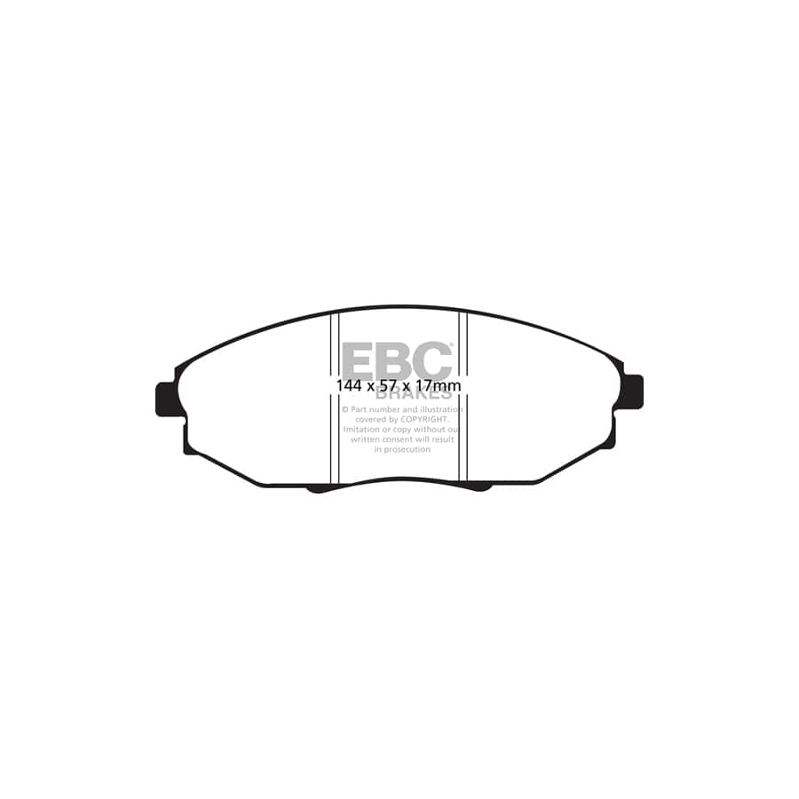 EBC PDKF360 Chevrolet Epica Ultimax Front Brake Pad & Plain Disc Kit 2 | Duco Car Parts UK Car Parts