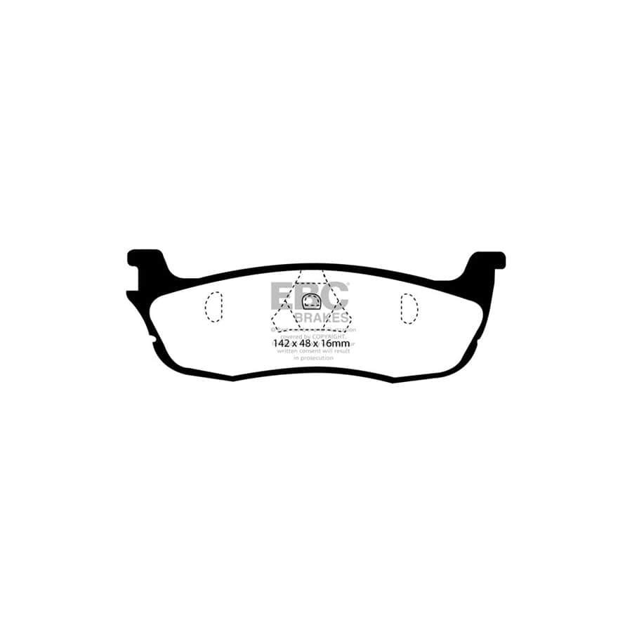 EBC PDKR318 Ford Lincoln Ultimax Rear Brake Pad & Plain Disc Kit 2 | Duco Car Parts UK Car Parts