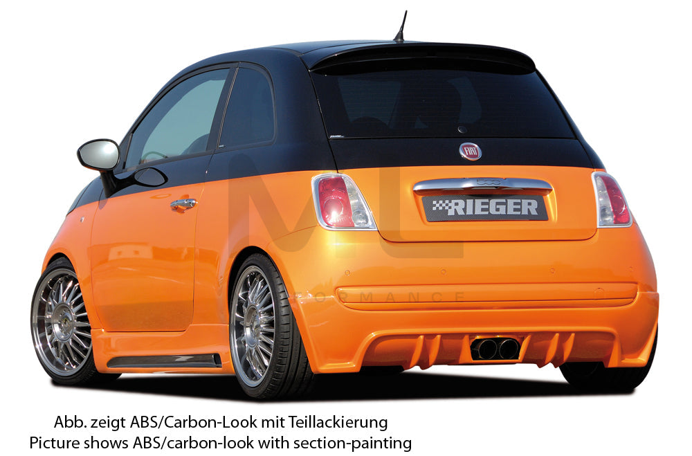 Rieger 00056064 Fiat 500 (312) Side Skirt 7 | Duco Car Parts UK Car Parts