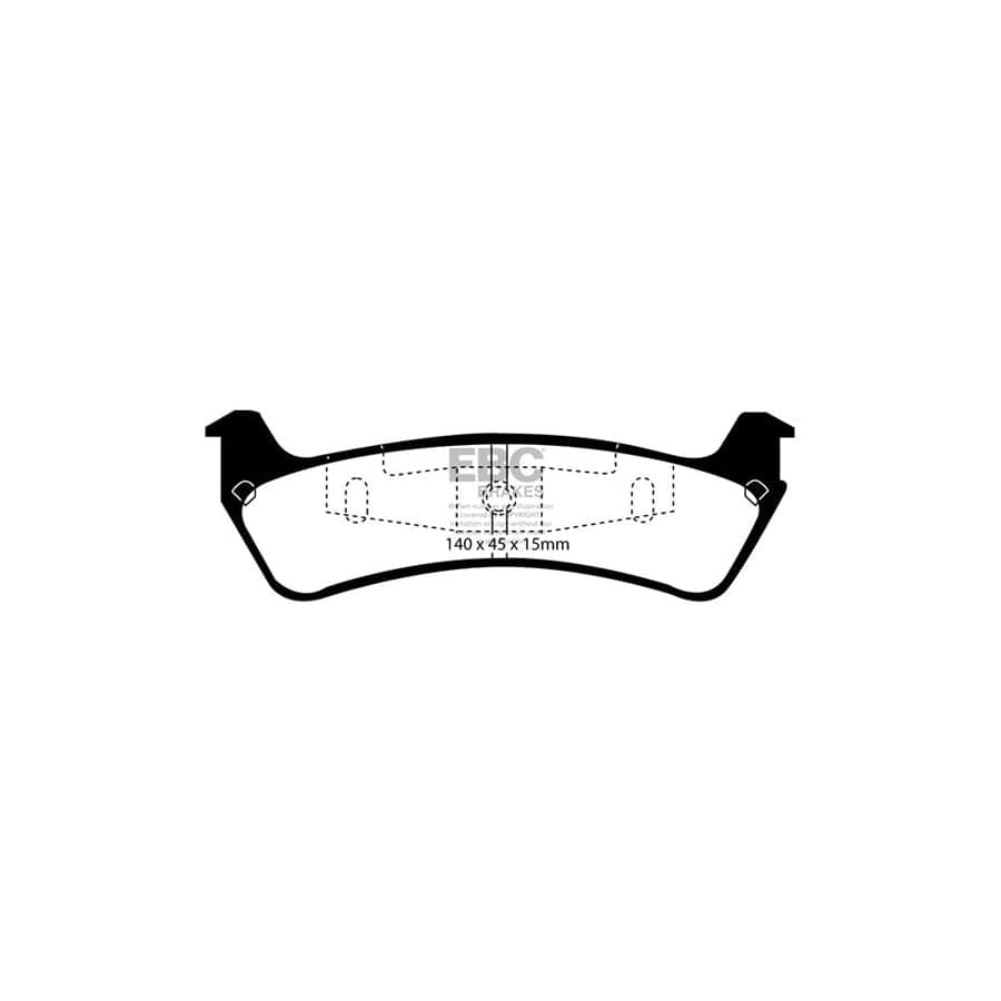 EBC PDKR323 Ford Explorer Ultimax Rear Brake Pad & Plain Disc Kit 2 | Duco Car Parts UK Car Parts