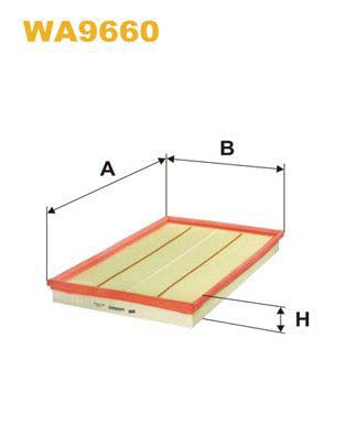 WIX Filters WA9660 Air Filter For BMW X5 (E70)