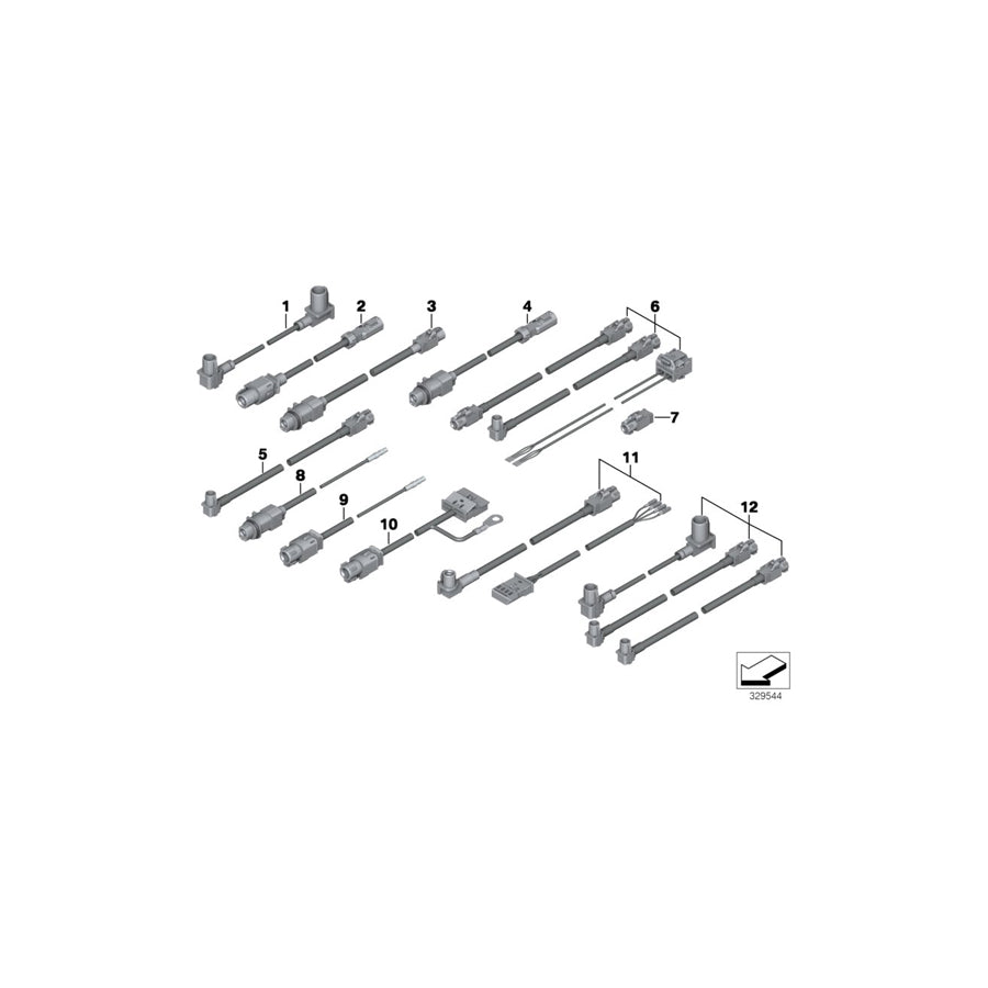 Genuine BMW 61119238634 RR4 Hsd Wire (Inc. 520d ed, Ghost & 730Ld) | Duco Car Parts UK