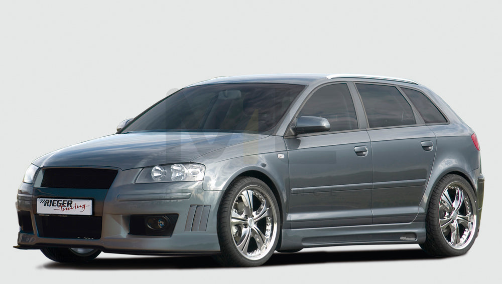 Rieger 00056740 Audi 8P A3 Side Skirt 3 | Duco Car Parts UK Car Parts