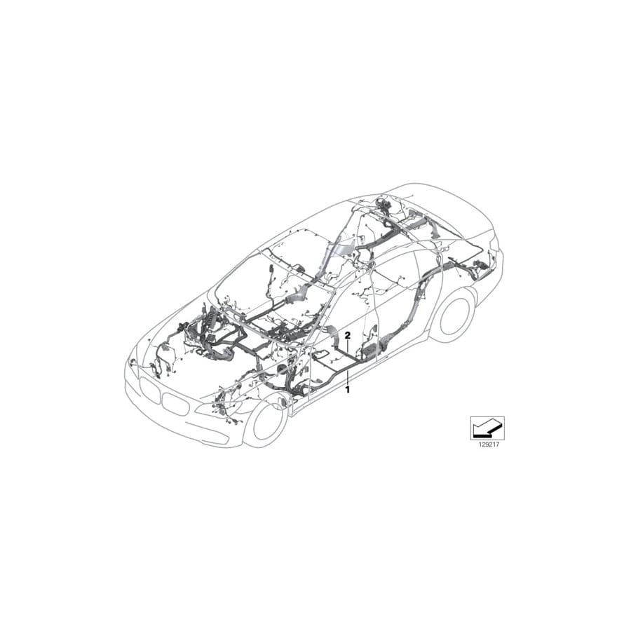 Genuine BMW 61112219929 F12 F12 Audio Wiring Harness, Duplicate (Inc. 640d, 650iX 4.0 & 650i) | Duco Car Parts UK Car Parts