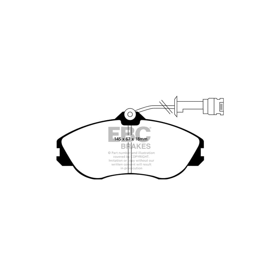 EBC PDKF121 Audi Ultimax Front Brake Pad & Plain Disc Kit - Girling/TRW Caliper (Inc. 100, 200, Quattro) 2 | Duco Car Parts UK Car Parts