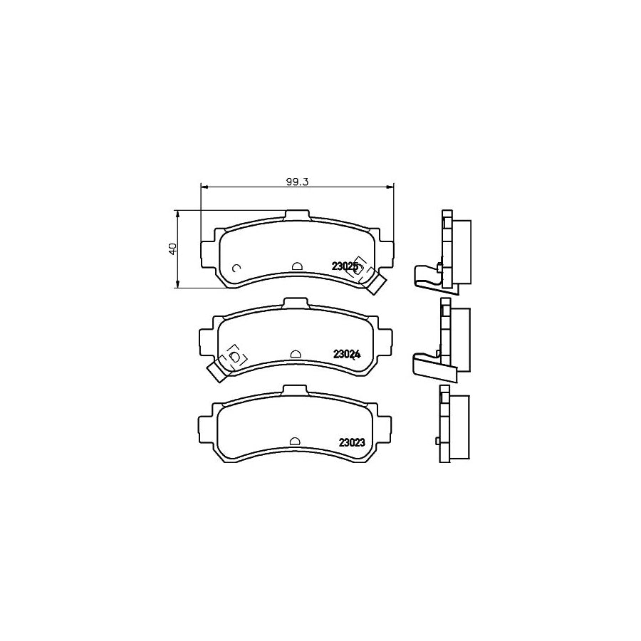 Hella 8FH 351 311-691 Heater Matrix